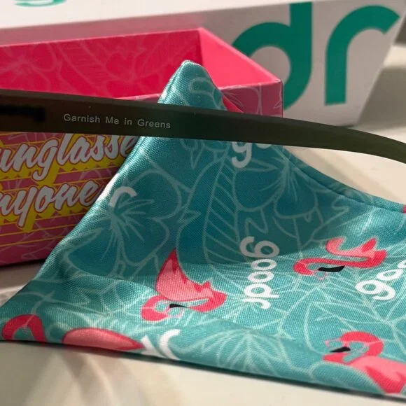 NEW *goodr* POP-G Sunglasses | Garnish Me in Greens | Dark Green | New in Box - Picture 9 of 9